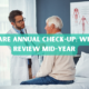 elderly man getting checked at hospital